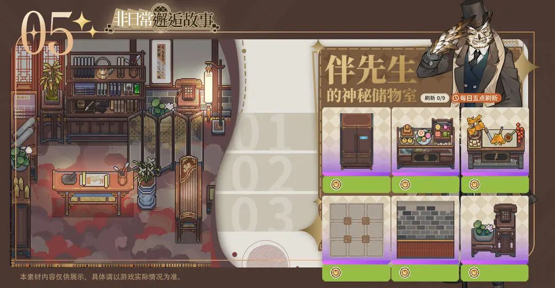 非日常邂逅故事各类家具获得攻略大全