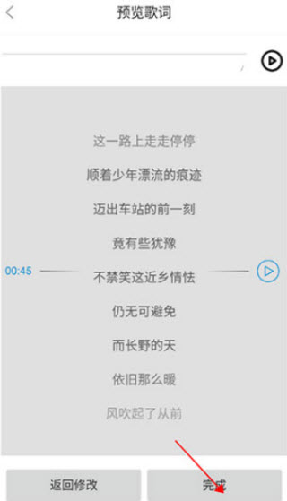 歌词适配极速版